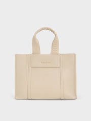 Charles & Ke*th - Mini Shalia Tote Bag - Beige - Exp. Launch: 01/10/2024