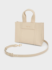 Charles & Ke*th - Mini Shalia Tote Bag - Beige - Exp. Launch: 01/10/2024