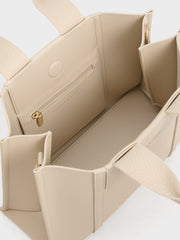 Charles & Ke*th - Mini Shalia Tote Bag - Beige - Exp. Launch: 01/10/2024