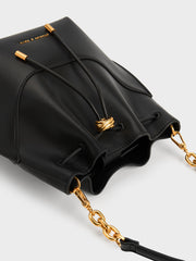 Charles & Ke*th - Cassiopeia Bucket Bag - Black - Exp. Launch: 01/10/2024