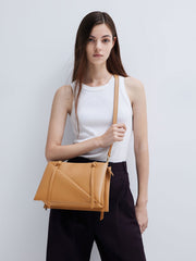 Charles & Ke*th - Midori Geometric Tote Bag - Camel - Mid-Nov