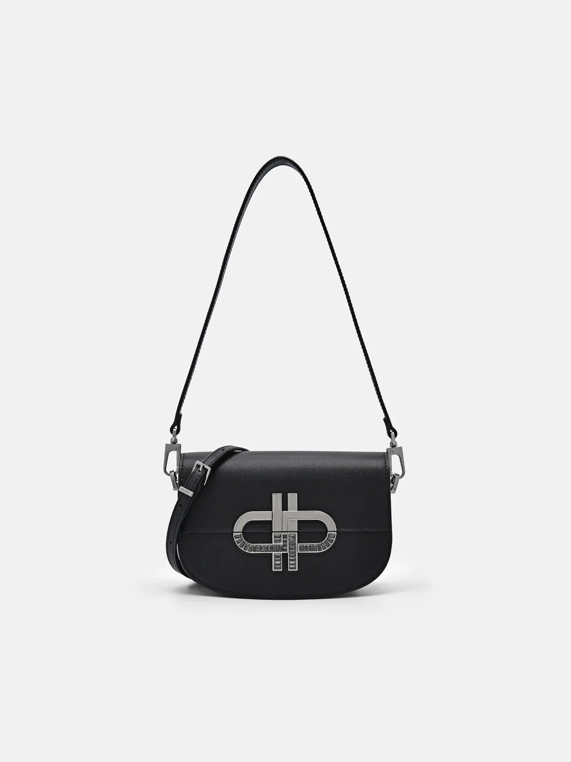 PEDR*  Icon Mini Leather Shoulder Bag - Black (AD-August)