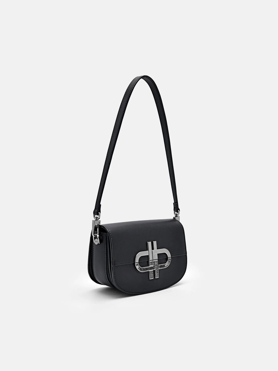 PEDR*  Icon Mini Leather Shoulder Bag - Black (AD-August)