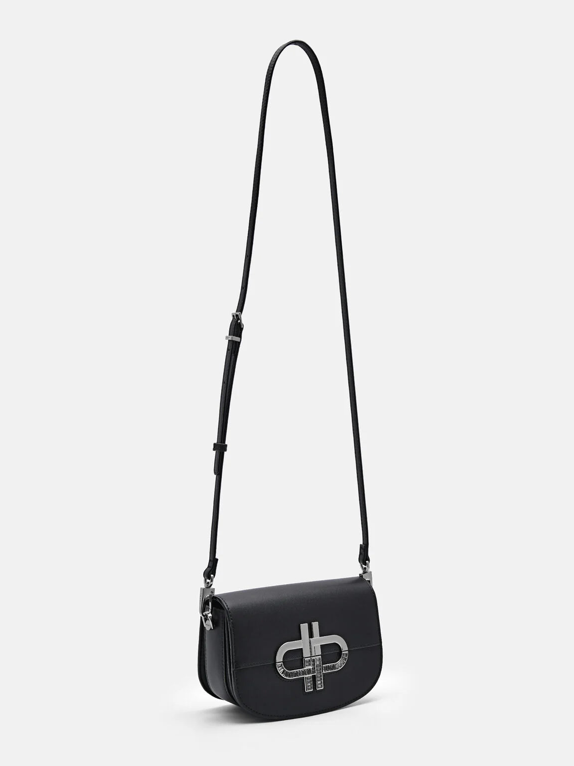 PEDR*  Icon Mini Leather Shoulder Bag - Black (AD-August)