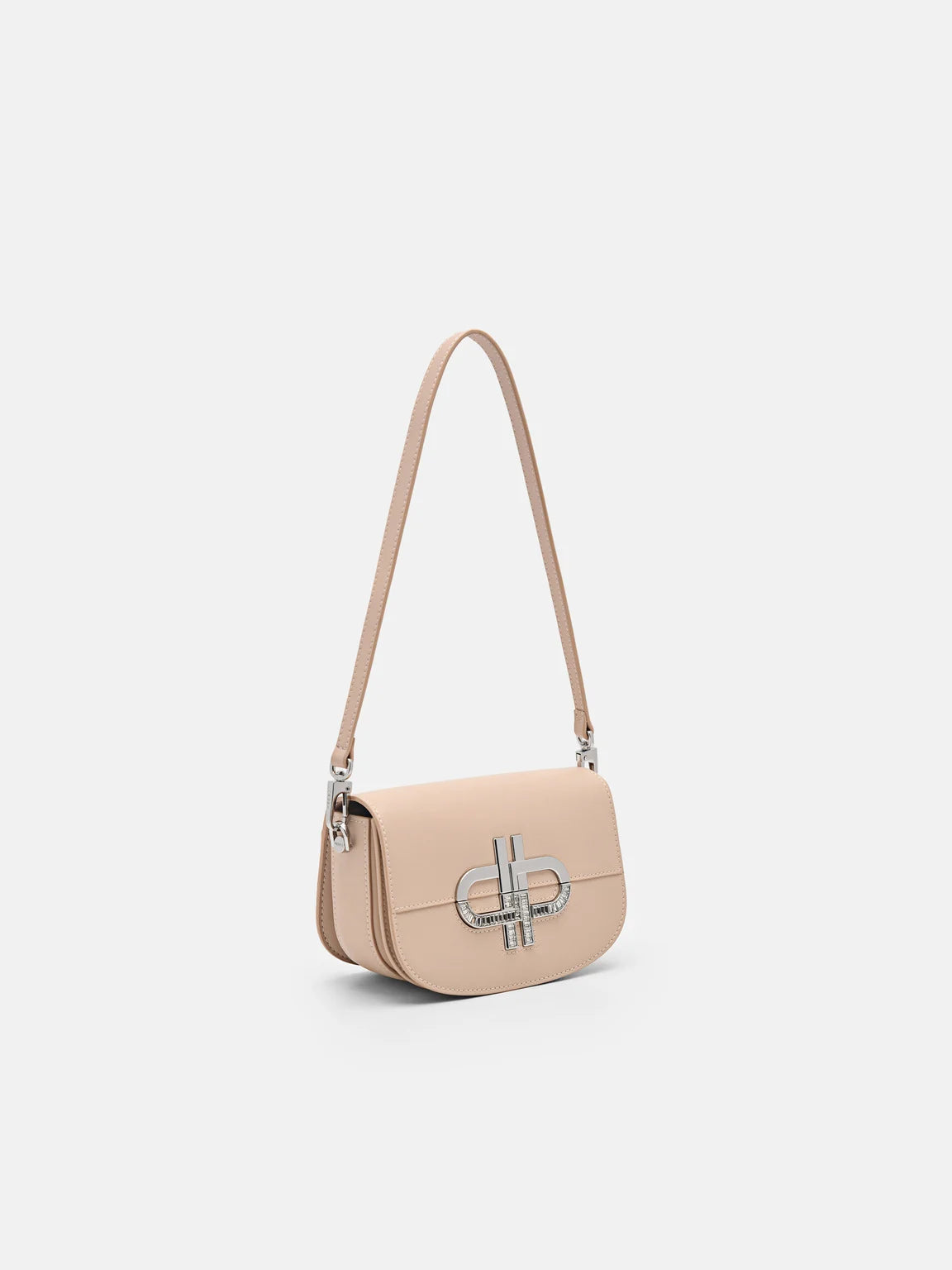 PEDR*  Icon Mini Leather Shoulder Bag - Nude (AD-May)