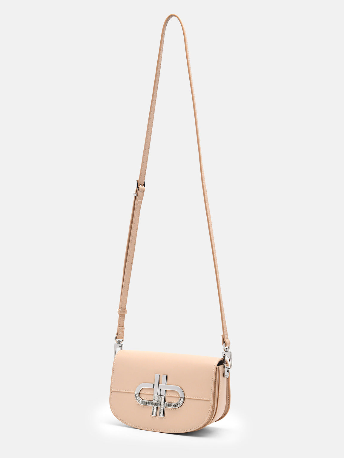 PEDR*  Icon Mini Leather Shoulder Bag - Nude (AD-May)