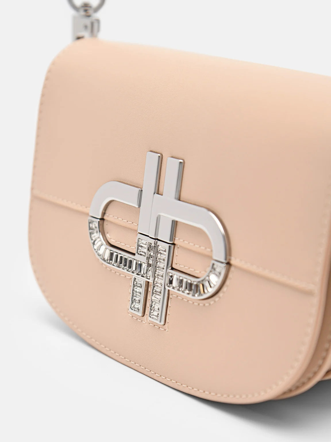 PEDR*  Icon Mini Leather Shoulder Bag - Nude (AD-May)