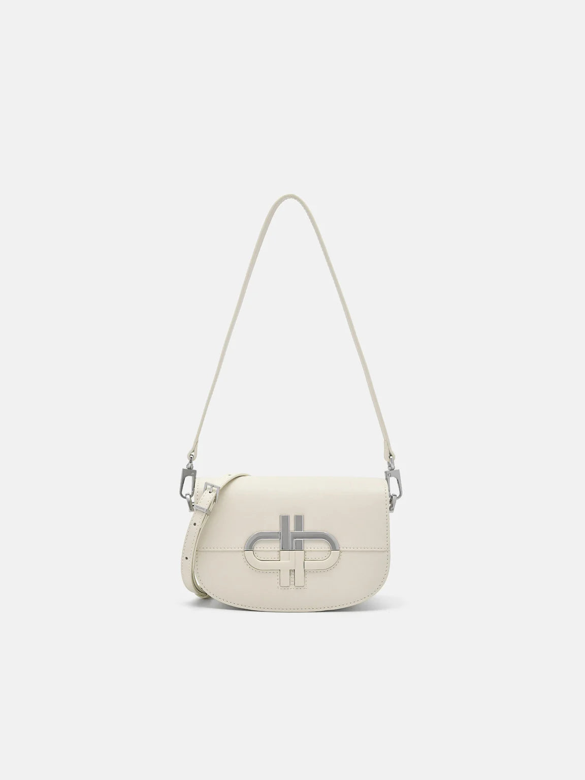 PEDR*  Icon Mini Leather Shoulder Bag - Beige (AD-May)