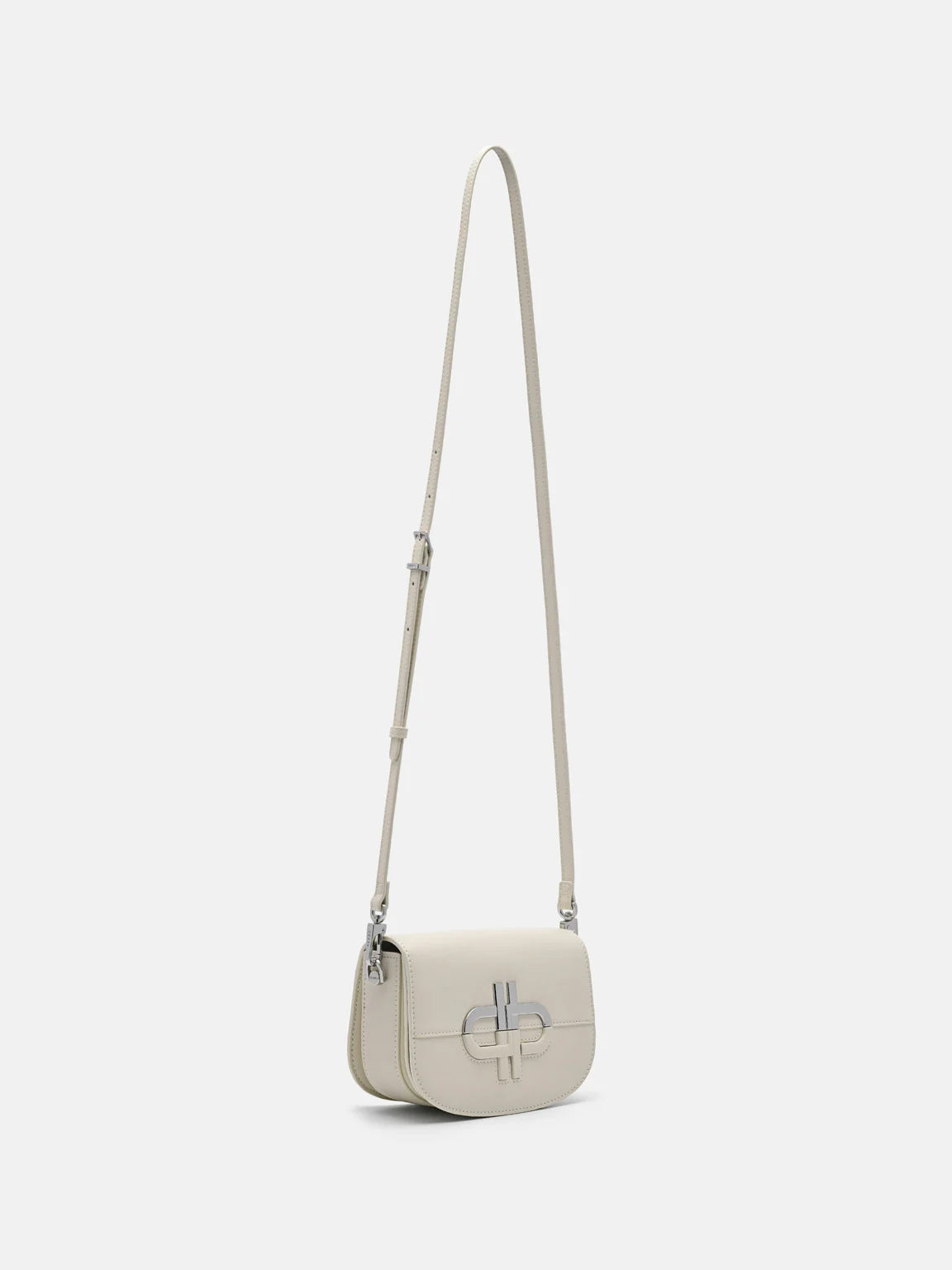 PEDR*  Icon Mini Leather Shoulder Bag - Beige (AD-May)