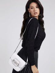 Gues* - Hensely Mini Convertible Crossbody Bag - White