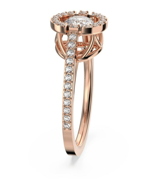 Sparkling dance round ring top