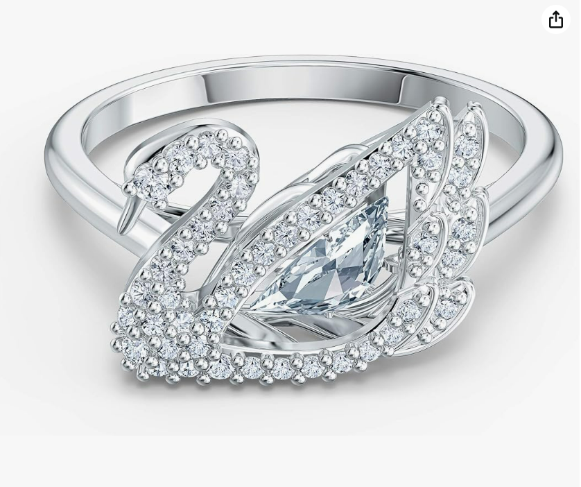 Swar*vski - Swarovski Dancing Swan Ring - 5534843 - Size 6 & 7 (UPDATED)