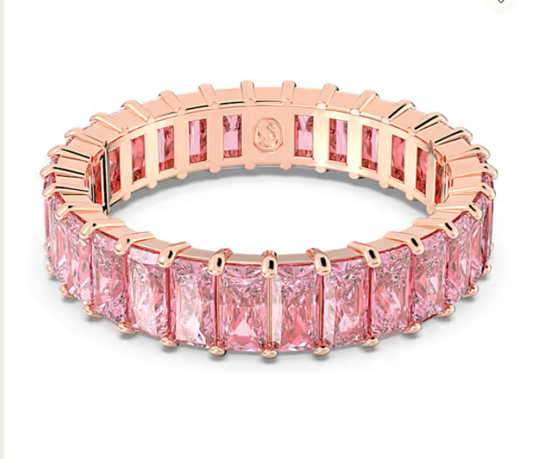 Swar*vski - Matrix ring - Pink - Rose Gold - 5648286 (AD-SW-OCT)