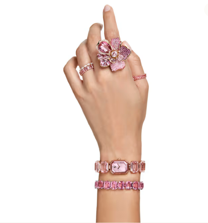 Swar*vski - Matrix ring - Pink - Rose Gold - 5648286 (AD-SW-OCT)