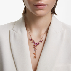 Swar*vski - Lilia Y necklace - Pink - 5636420