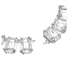 Swar*vski - Millenia necklace - Oversized crystals, Octagon cut, White, Rhodium plated - 5599149