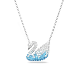 Swar*vski - Blue Iconic Swan Pendant - 5512095