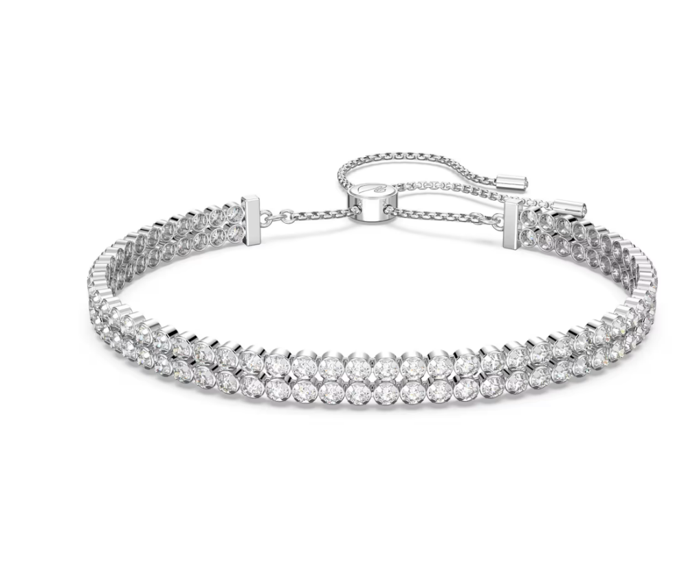 Swar*vski - Matrix Tennis bracelet - White - 5221397