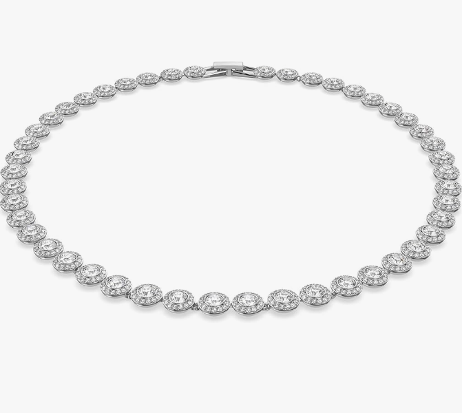 Swar*vski - White Rhodium plated Una Angelic Necklace - 5367853 (UPDATED)