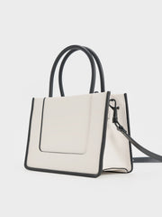 Charles & Ke*th - Mini Daylla Tote Bag - Cream -  Exp. Launch: 01/10/2024