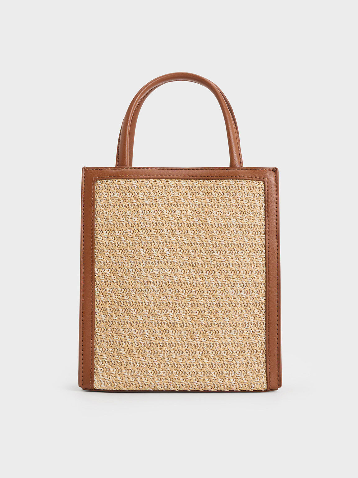 Charles & Ke*th - Raffia Double Handle Tote Bag - Multi -  Exp. Launch: 01/10/2024