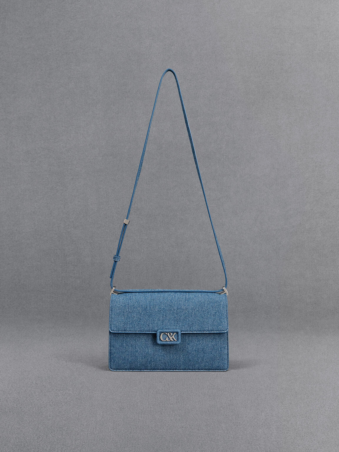 Charles & Ke*th -  Denim Boxy Bag - Blue (AD)