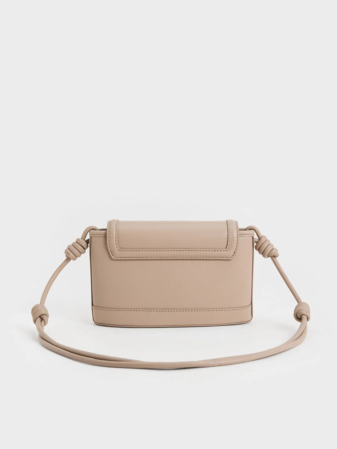Charles & Ke*th -  Sabine Knotted-Strap Bag - Taupe (AD-August)