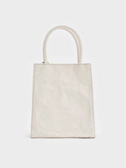 Charles & Ke*th - Matina Linen Elongated Tote Bag - Cream -  Exp. Launch: 01/10/2024