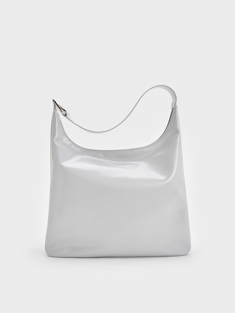 Charles & Ke*th - Lumen Slouchy Hobo Bag - Grey (AD-Oct)