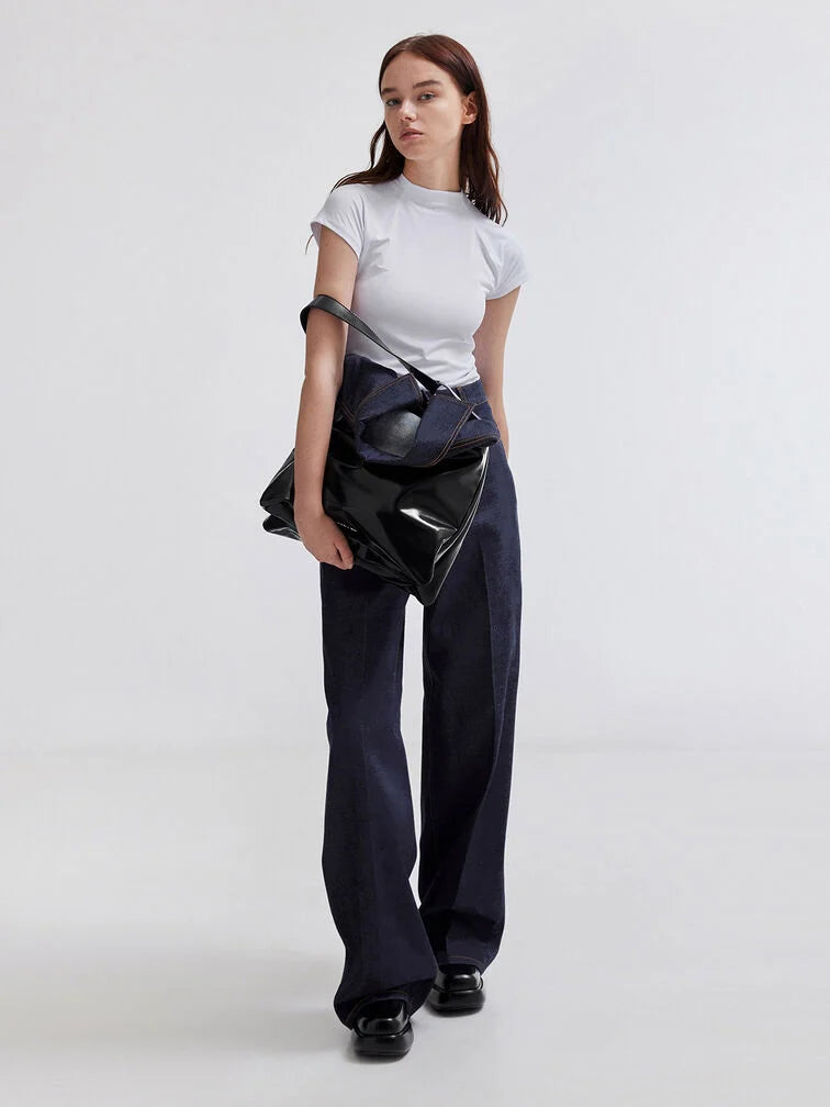 Charles & Ke*th - Lumen Slouchy Hobo Bag - Noir (AD-Oct)