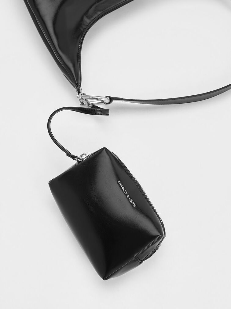 Charles & Ke*th - Lumen Slouchy Hobo Bag - Noir (AD-Oct)