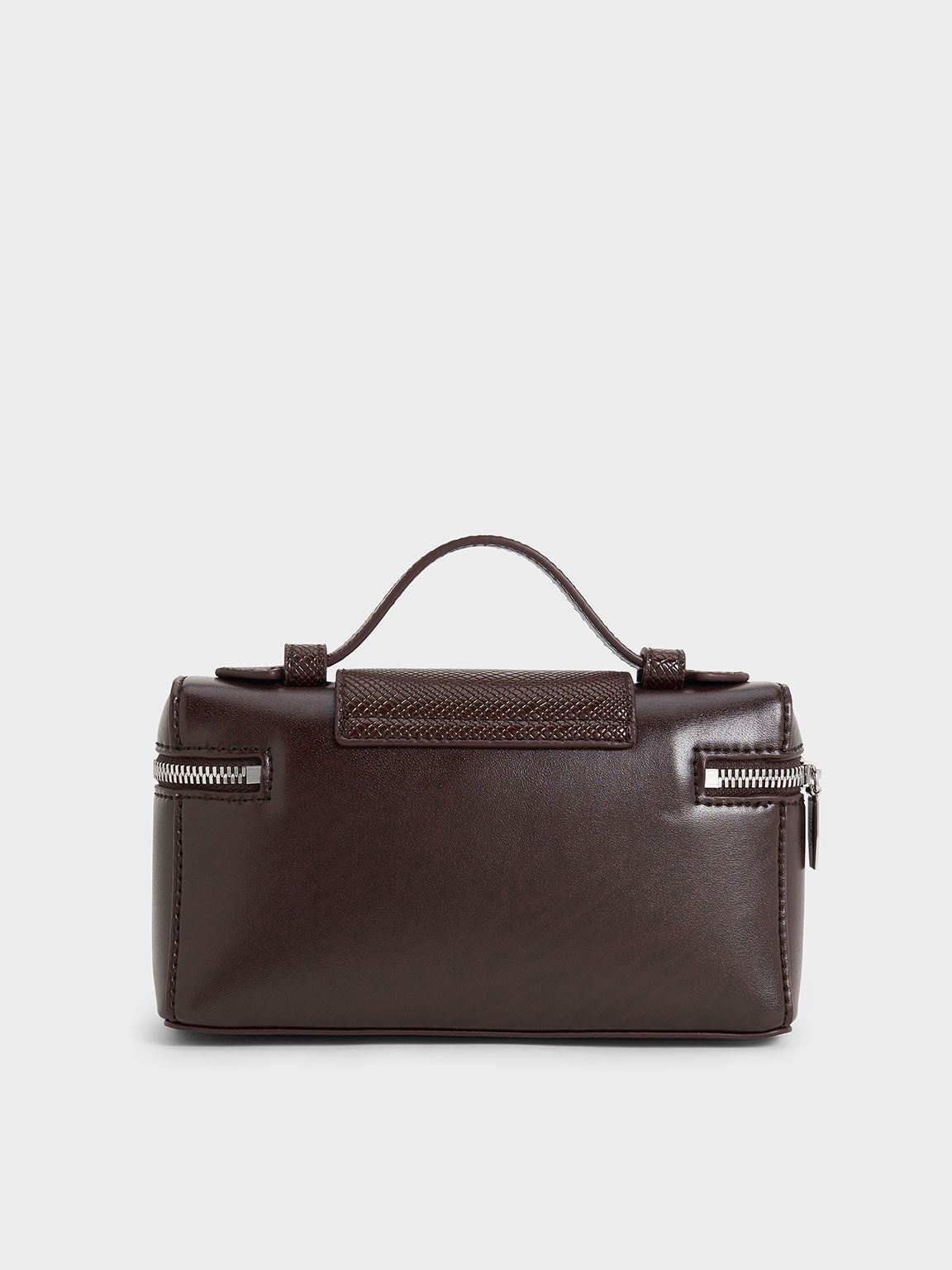 Charles & Ke*th - Arwen Top Handle Vanity Bag - Plum (AD-July)
