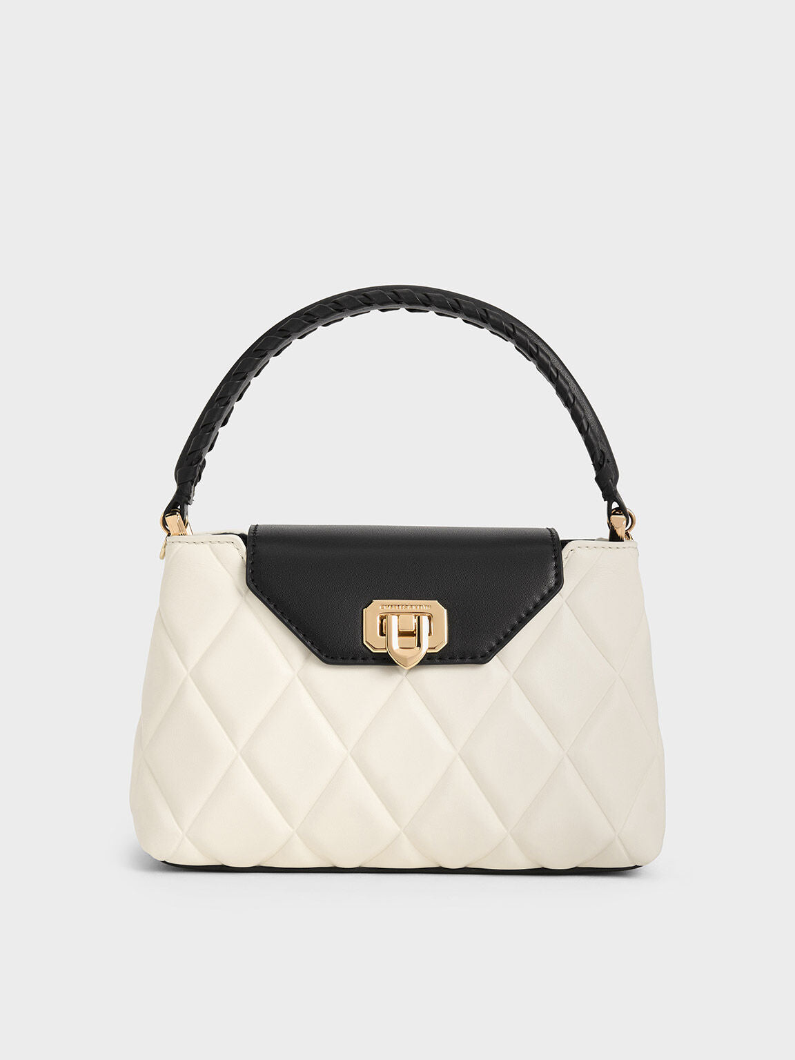 Charles & Ke*th - Arwen Quilted Braided-Strap Top Handle Bag - Multi -  Exp. Launch: 01/10/2024