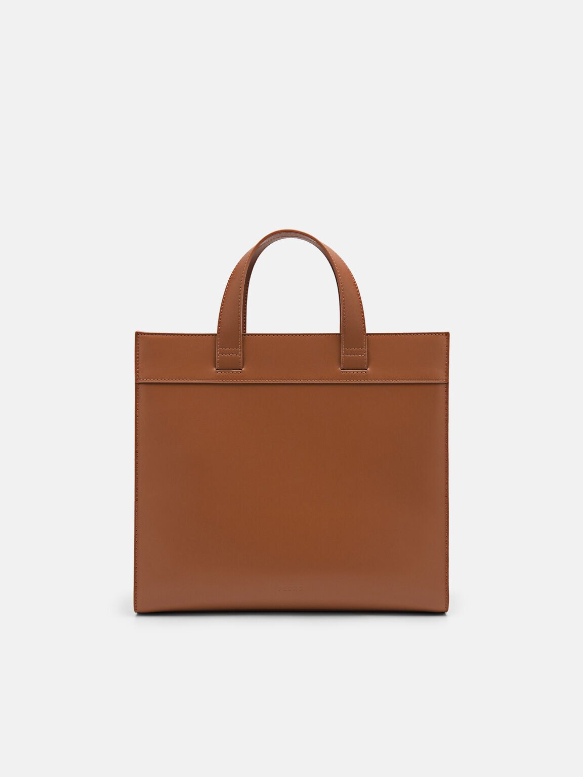 PEDR* Icon Leather Tote Bag - Cognac (AD-June)