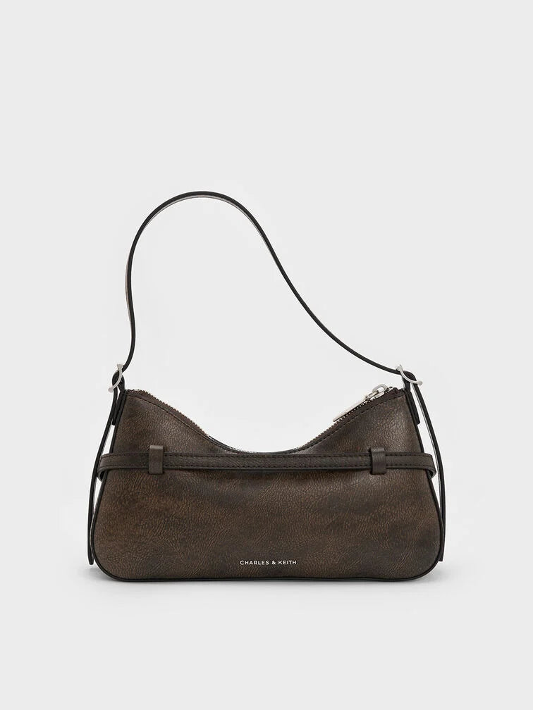 Charles & Ke*th - Sloane Shoulder Bag - Dark Brown (AD-Sep)