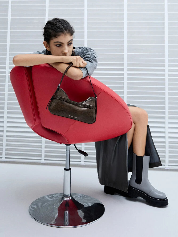 Charles & Ke*th - Sloane Shoulder Bag - Dark Brown (AD-Sep)