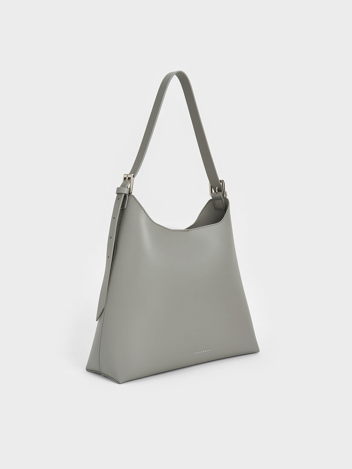 Charles & Ke*th - Hertha Trapeze Slouchy Hobo Bag - Grey (AD-July)
