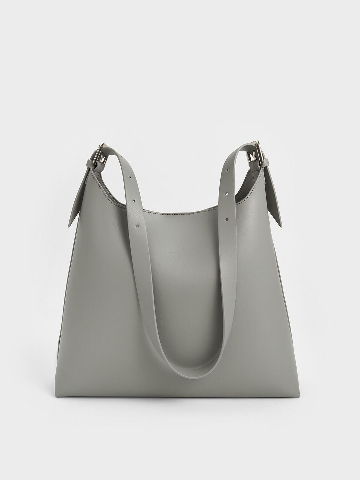 Charles & Ke*th - Hertha Trapeze Slouchy Hobo Bag - Grey (AD-July)