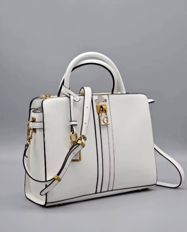 Gues* - Ginevra elite society satchel - White (AD-June)