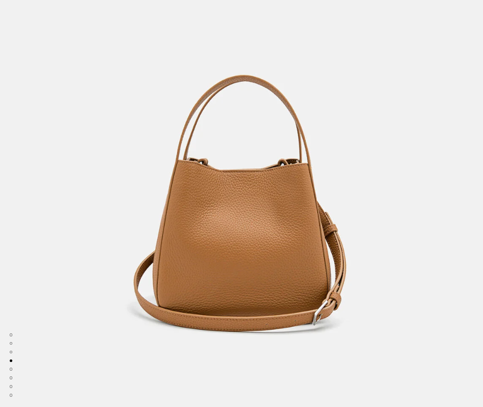 PEDR*  Dana Bucket Bag - Cognac (AD-July)