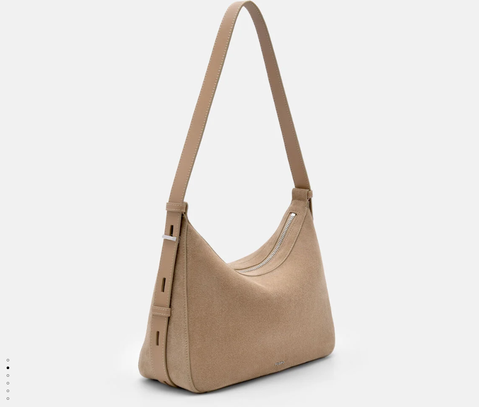 PEDR*  Demi Leather Shoulder Bag - Sand (AD-July)