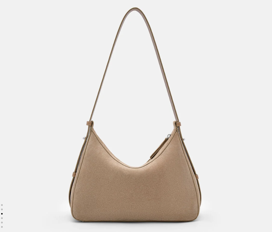PEDR*  Demi Leather Shoulder Bag - Sand (AD-July)