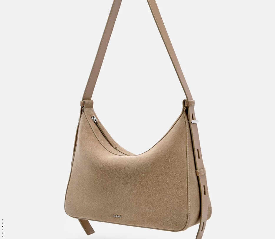 PEDR*  Demi Leather Shoulder Bag - Sand (AD-July)