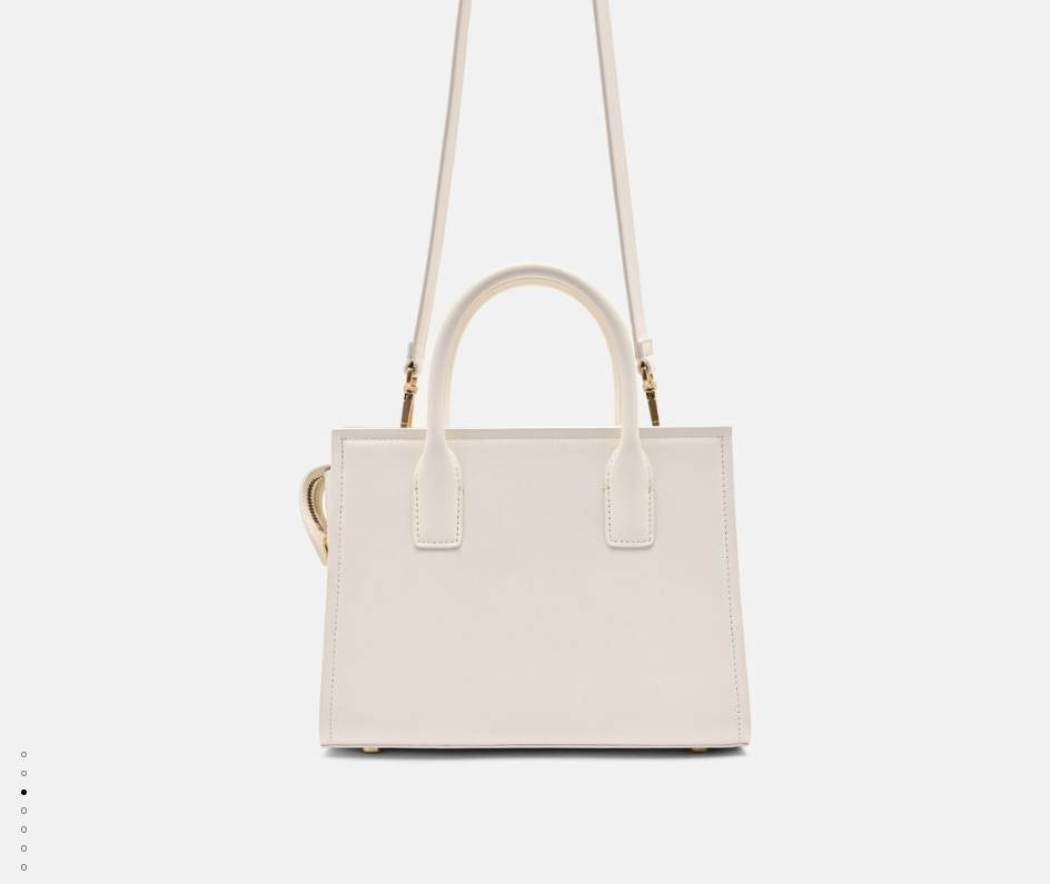 PEDR*  - Studio Bella Leather Handbag in Pixel - Chalk (AD-July)