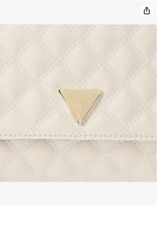 Gues* - Cessily Convertible Crossbody Flap - Cream (AD-August)