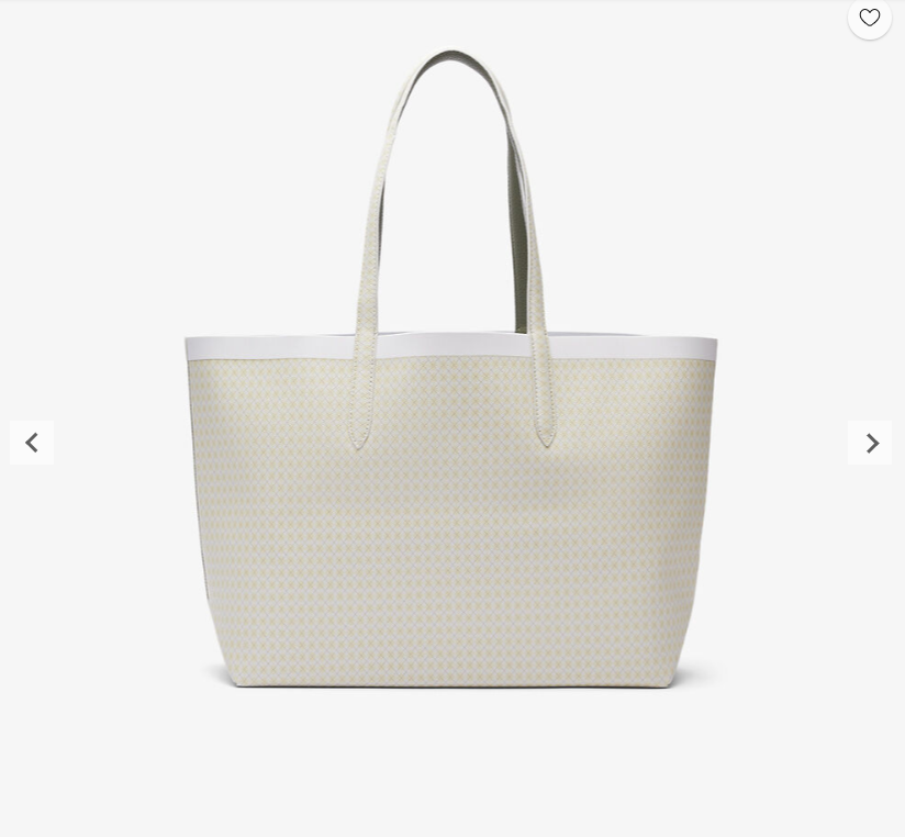 Lacost* - Anna Tart*n Lined Reversible Tote - Khakhi (AD-August)