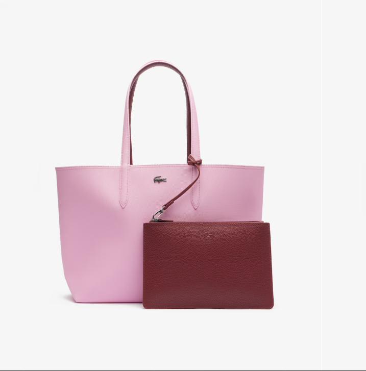 Lacost* - Women's Anna Reversible Tote & Pouch - Gelato Spleen (AD-August)