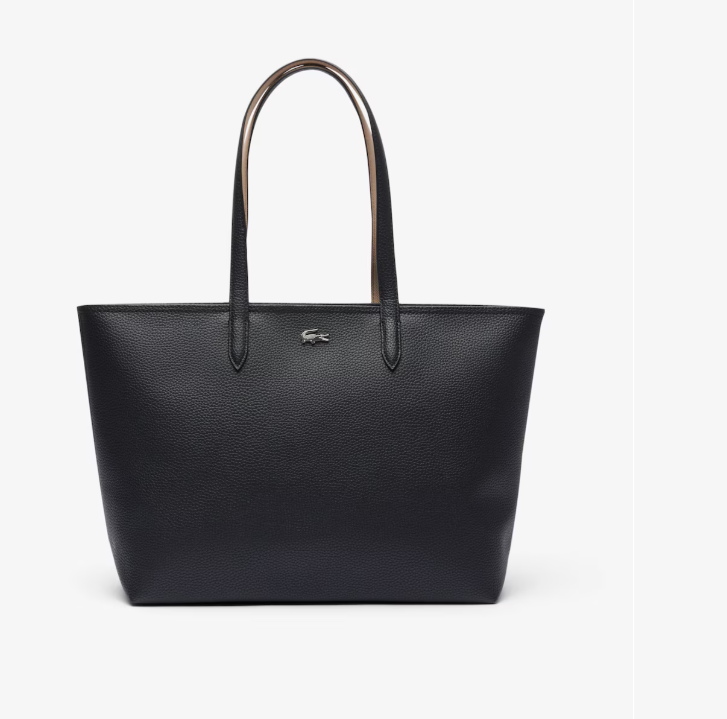 Lacost* - Women's Anna Tote - Noir Krema (AD-August)