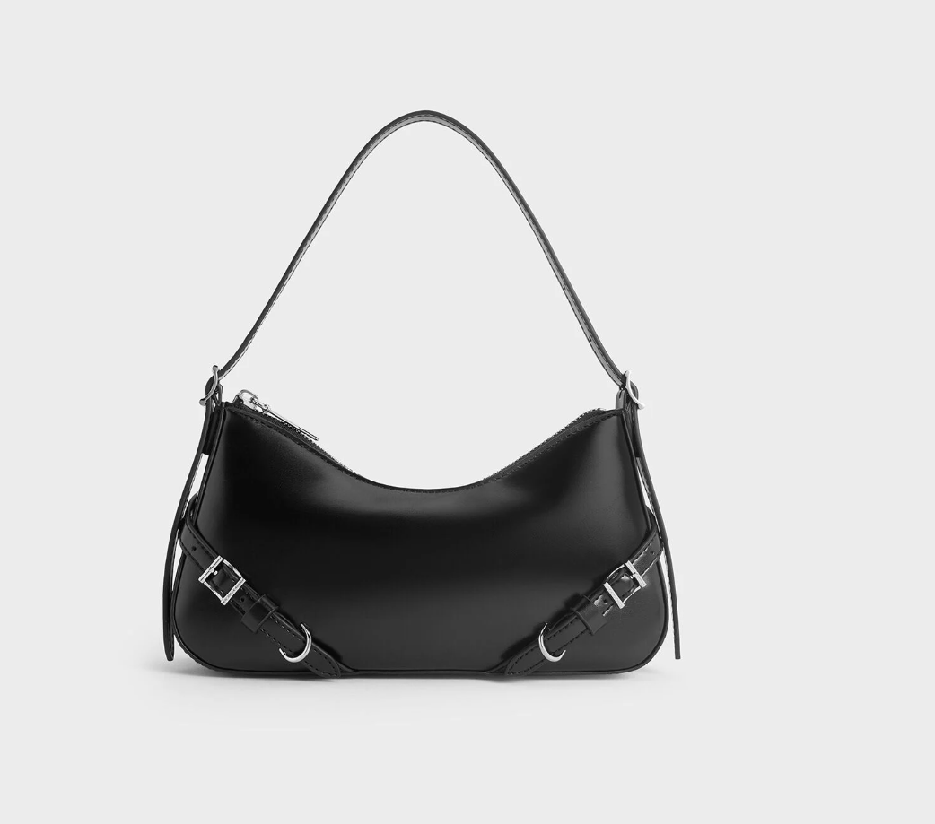 Charles & Ke*th - Sloane Shoulder Bag -  Black (AD-SEP)