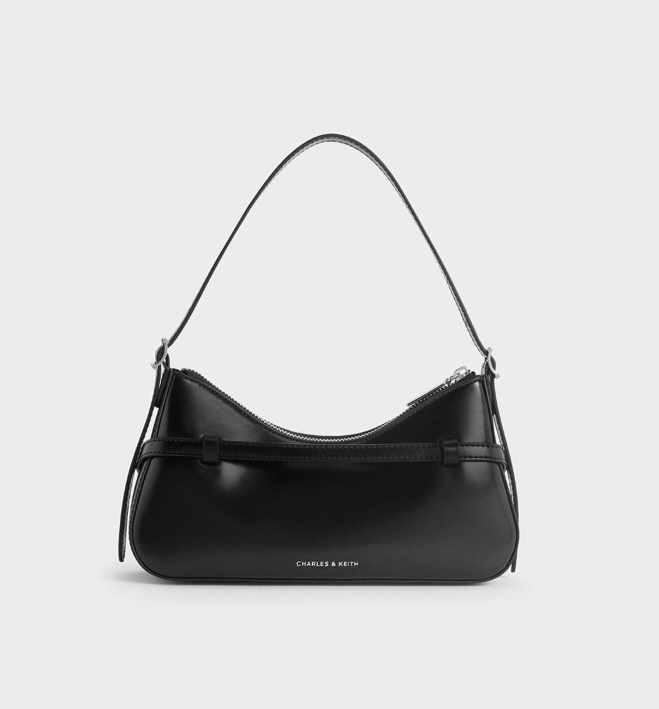 Charles & Ke*th - Sloane Shoulder Bag -  Black (AD-SEP)